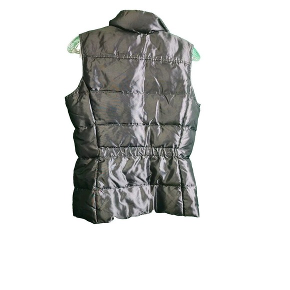 Lands’ End Women’s XS Black Down Filled Puffer Vest - Picture 3 of 6
